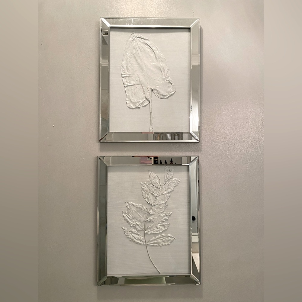 Handmade botanical wall art 12 x15” + 3D effect!